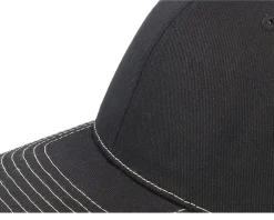 Blanks-Equip /Golden Stone Contrast Stitch Trucker - Black