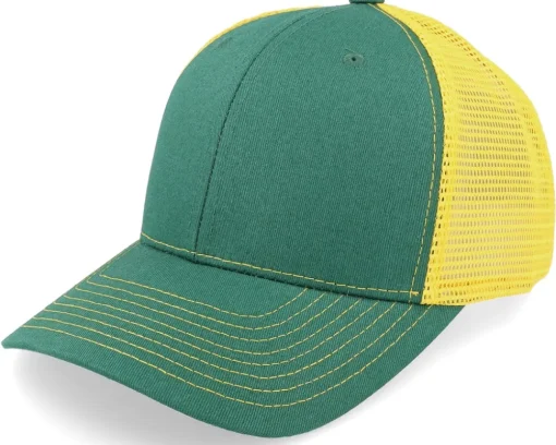 Blanks-Equip /Golden Stone Contrast Stitch Trucker - Black