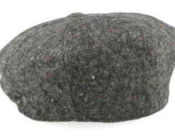 Flat Caps-Jaxon & James Blackheath Speckled Marl Newsboy Black Flat Cap -