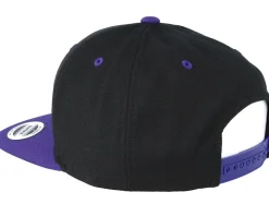 Snapback | Blanks-Yupoong /Purple Snapback - Black