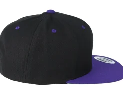 Snapback | Blanks-Yupoong /Purple Snapback - Black