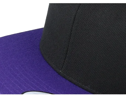 Snapback | Blanks-Yupoong /Purple Snapback - Black