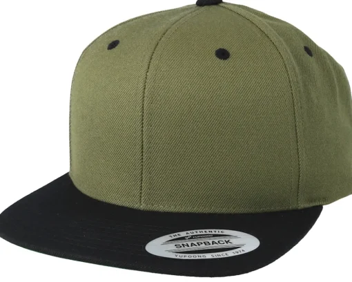 Snapback | Blanks-Yupoong /Purple Snapback - Black