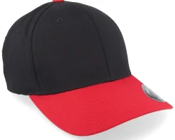 Blanks-Flexfit Black/Red Wooly Combed -
