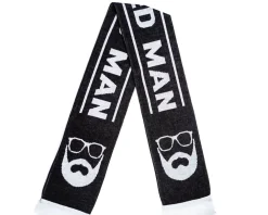 Discount Bearded Man Black/White Scarf -
