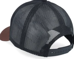 Discount Equip Blank Black/Brown A-frame Trucker - Brown, Black