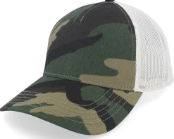 Blanks-American Needle Blank Brush Twill Valin Ivory/Camouflage Trucker -