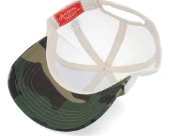 Blanks-American Needle Blank Brush Twill Valin Ivory/Camouflage Trucker -