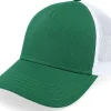 Trucker-American Needle Blank Brush Twill Valin White/Emerald Trucker -