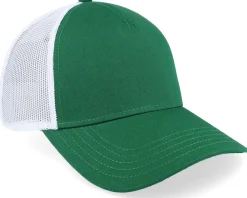 Trucker-American Needle Blank Brush Twill Valin White/Emerald Trucker -