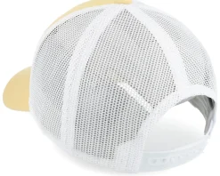 Blanks | Visor-American Needle Blank Brush Twill Valin White/Lemon A-Frame Trucker -