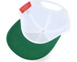 Trucker-American Needle Blank Brush Twill Valin White/Emerald Trucker -