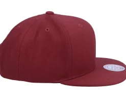 Sale Mitchell & Ness Blank Burgundy Snapback -