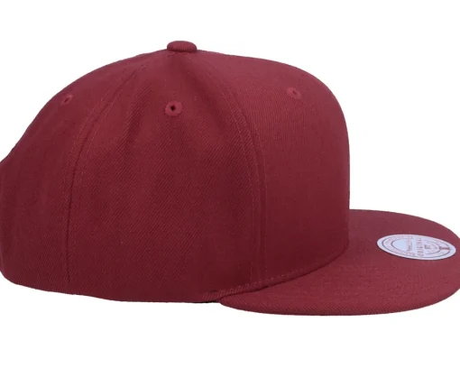 Sale Mitchell & Ness Blank Burgundy Snapback -