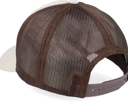 Hot Equip Blank Canvas Beige/Brown A-frame Trucker - Beige, Brown