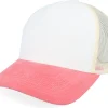 Discount Equip Blank Cord Off White/Stone/Pastel Pink A-Frame Trucker - Pink, Grey, White
