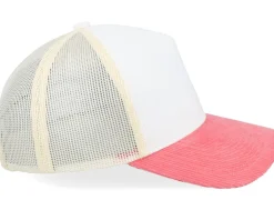 Discount Equip Blank Cord Off White/Stone/Pastel Pink A-Frame Trucker - Pink, Grey, White