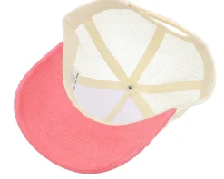 Discount Equip Blank Cord Off White/Stone/Pastel Pink A-Frame Trucker - Pink, Grey, White