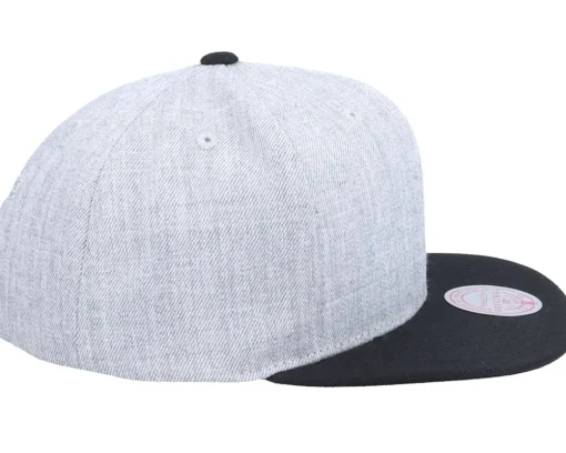 Hot Mitchell & Ness Blank Grey/Black Snapback -