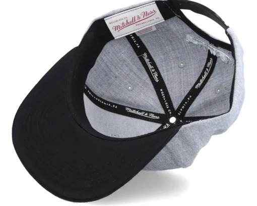 Hot Mitchell & Ness Blank Grey/Black Snapback -