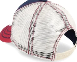 Trucker | Blanks-Equip Blank Patch Navy/Red/Beige Trucker -