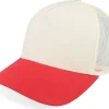 Trucker | Blanks-Equip Blank Stone/Red A-frame Trucker - Grey, Red