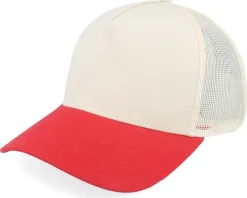 Trucker | Blanks-Equip Blank Stone/Red A-frame Trucker - Grey, Red