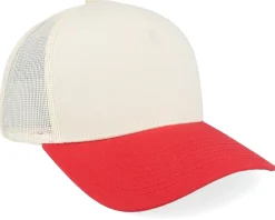 Trucker | Blanks-Equip Blank Stone/Red A-frame Trucker - Grey, Red