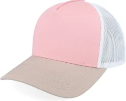 Trucker | Blanks-Equip Blank Stone/Red A-frame Trucker - Grey, Red