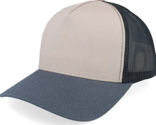 Trucker | Blanks-Equip Blank Stone/Red A-frame Trucker - Grey, Red