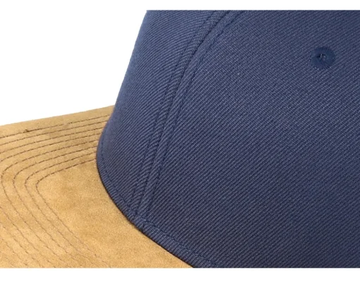 Sale Equip Blank Suede Navy Snapback - Blue