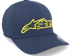 Clearance Alpinestars Blaze Navy / Yellow Flexfit -