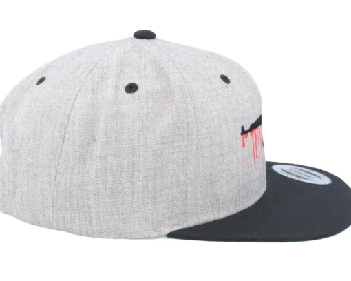 Snapback-GUNS n SKULLS Bloody AK47 Grey/Black Snapback -