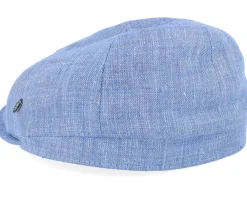 Flat Caps-City Sport Blue Flat Cap -