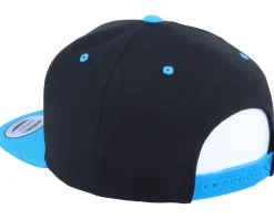 Snapback-Origami Blue Paper Crab Black/Teal Snapback -