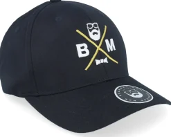 Outlet Bearded Man BM Cross Black Flexfit -
