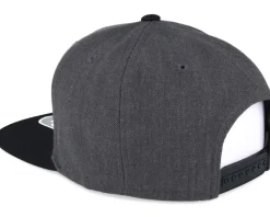 Outlet Bearded Man BM Cross Charcoal/Black Snapback -