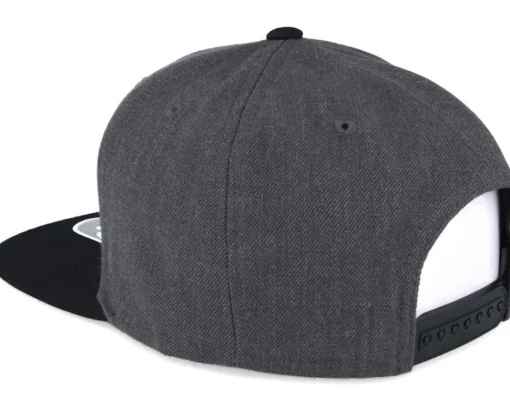 Outlet Bearded Man BM Cross Charcoal/Black Snapback -