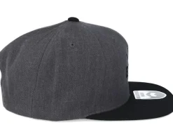 Outlet Bearded Man BM Cross Charcoal/Black Snapback -