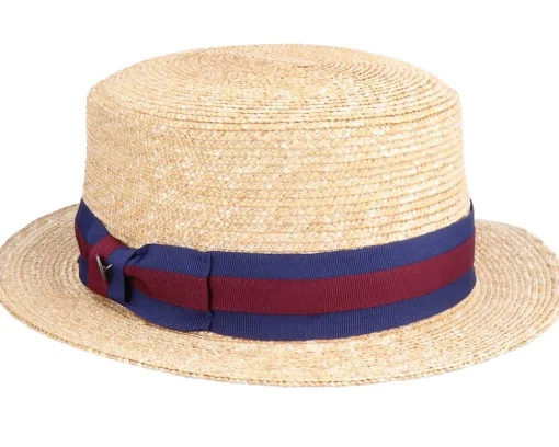 Clearance Jaxon & James Boater Hat Natural Straw Hat -