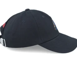 Dad Cap-Volcom Bob Mollema Hat Black Dad Cap -