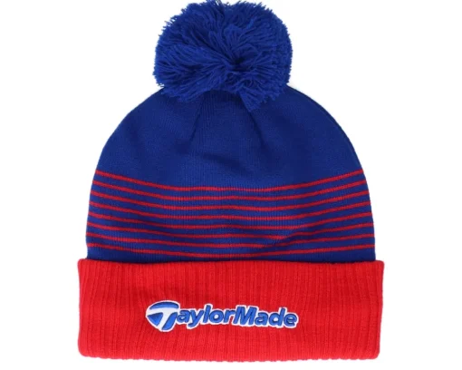 Clearance Taylor Made Bobble beanie red royal Pom -