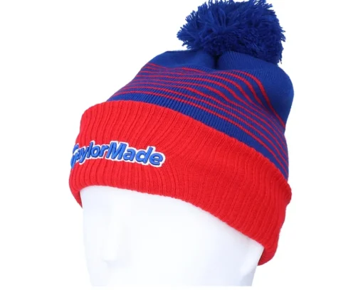 Clearance Taylor Made Bobble beanie red royal Pom -