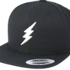 Snapback-Rave Bolt Black/White Snapback -