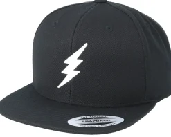 Snapback-Rave Bolt Black/White Snapback -