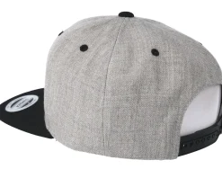 Snapback-Rave Bolt Heather Grey/Black Snapback -