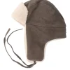 Clearance Stetson Bomber Cap Calf Split Trapper - Brown