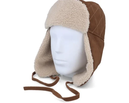 New Stetson Bomber Cap Calf Split Trapper -