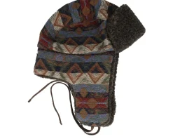 Hot Stetson Bomber Ethnic Jacquard Navy/Blue/Beige/Red Trapper -