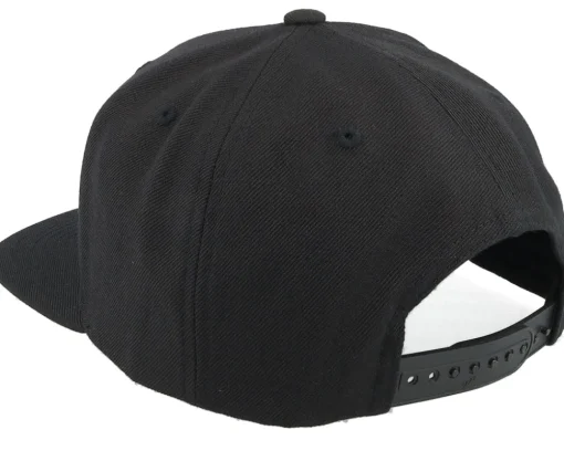 Snapback-Bearded Man Bone Beard Axes Black Snapback -